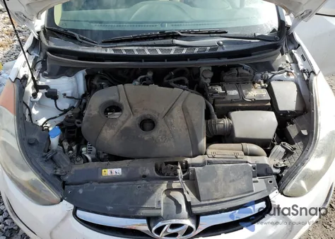 2013 Hyundai Elantra Gls z USA, uszkodzony, nr VIN 5NPDH4AE5DH302095